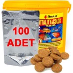 Tropical Vitality Color Tablets B 46 gr 100 Adet  Balık Yemi Yüksel Protein Renk Arttırıcı