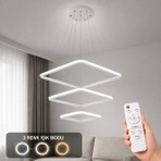 Avizego Melo 3'lü LED Sarkıt Avize 3 Renk Kumandalı