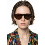 Bilge Karga Marbling Leopard Brown Güneş Gözlüğü