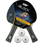 Usr Block-RB Masa Tenisi 2 Raket + 3 Top Set