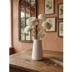 Teknoartshop Lisa Bohem Plastik Vazo 18 cm. Beyaz