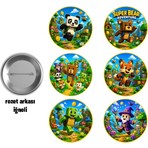 Parti Show Super Bear Adventure 6'lı Parti Rozeti
