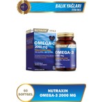 Nutraxin Omega 3 2000 Mg 60 Softjel - Balık Yağı, EPA 720, DHA 480 Mg