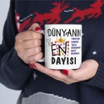 Dünyanın En Dayısı Kupa Bardak Doğum Günü Hediyesi Özel Hediye Kupa Bardak