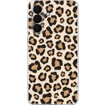 TechTree Samsung Galaxy A27 Uyumlu Vahşi Zarafet Leopar Desenli Baskılı Silikon Kılıf