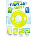 Yıldırım Oyuncak Tutmaçlı Parlak Deniz & Havuz Simidi 76CM – Çift Tutmaçlı Büyük Boy Şişme Simit 8+ Yaş