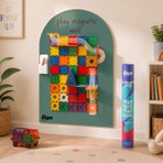 Zigo Toys 60X95CM Çıkarılabilir Manyetik Duvar Panosu – Yapışkanlı Pano, Çocuk Odası, Oyun ve Öğrenme Alanı