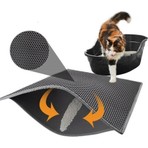 Buffer Kedi Tuvalet Önü Kum Toplayıcı Elekli Gri Paspas ile Evcil Dostunuzun Temizliğini Kolaylaştırın