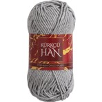 Kürkçü Han Cotton Comfort 100GR Pamuklu Makrome Punch Amigurumi Örgü Ipi - Açık Gri