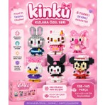 Kinku Kutulu Block-Puzzle-Yapboz-3d Zeka Geliştiren-Mini Sevimli Figürler Minyatür Kızlar Için Özel Seri