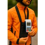 Motobros Motosiklet Kurye Pos Cihazı Taşıma Çantası Su Geçirmez Telefon Kılıflı Ergonomik