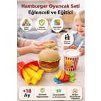 Özdemir Oyuncak Hamburger Oyuncak Seti 13 Parça – Eğitici Mutfak Oyuncağı, Çocuklar Için +18 Ay
