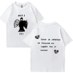 Rapçi Milo J T Shirt 111 Albümü Merch Baskı T-Shirt Erkekler Kadınlar Saf Moda Kalça Hopt-Shi