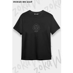 Unisex Oversize Kalıp Scp Foundation Symbol Tasarım Baskılı Tshirt