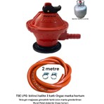 Murat Ev Tüp Başlığı 12 Kg Tüp Dedantör 2 metre Hortum 2 Kelepçe