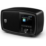 Philips TAV2000FB/00 Retro Taşınabilir Fm Radyo Bluetooth 5.4 Şarj Edilebilir Kablosuz Hoparlör Siyah