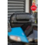 Motobros Siyah Deri Motosiklet Çanta Sırt Dayama Ultra Konfor Hafif ve Suya Dayanıklı Universal
