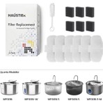 Haustier WF009L-WF009LS Otomatik Kedi Su Sebili - Filtre Seti 6 Adet