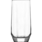 Lav Diamond Cam Meşrubat Bardağı 3'lü 385 ml (Büyük Su/Kokteyl/Limonata Bardağı )