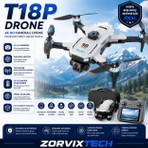 T18P Uzaktan Kumandalı 4K Hd Kameralı Drone Fırçasız Motor Engel Tanıma