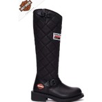 Harley Davidson Laconia Hi Siyah Klasik Çizme Unisex Su Geçirmez Konforlu Tasarım