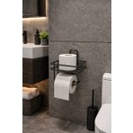 Alper Banyo Güçlü Yapışkanlı Yedek Raflı Tuvalet Kağıdı Askısı, Banyo Düzenleyicisi