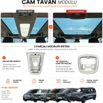 Psa Grubu Cam Tavan Aydınlatma Ara Parçası Set