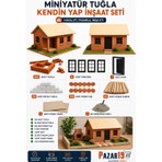 Pazar 19 By Hitit Minyatür Tuğla Kendin Yap İnşaat Seti 733 Parça Tuğla Malzeme ile Orta Zorluk Seviyesinde