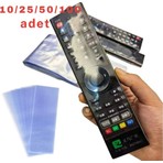 Teknofaji Kumanda Koruyucu Shrink Film Kılıfı 25 Adet Şeffaf Pvc Isıyla Daralan Toz Önleyici