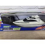 Magicway Rc Racing Boat Uzaktan Kumandalı Çift Kapaklı Profesyonel Yarış Teknesi (Beyaz)