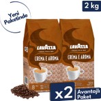 Lavazza Crema e Aroma Çekirdek Kahve 2 X 1 Kg.