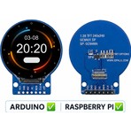 OEM 1.28" 240X240 IPS Tft LCD Grafik Ekran Modülü - GC9A01 Spı Yuvarlak Ekran
