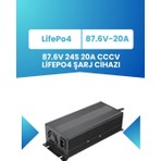 Electroll 72V Lifepo Batarya Için 87.6V 20A Uzun Ömürlü Akıllı Şarj Aleti