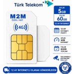Türk Telekom 4g Data Sim Kart Aylık 5gb Yıllık 60gb Solar Kameralara Özel
