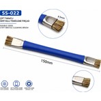 Piyatech Çift Taraflı Sert Kıllı Temizleme Fırçası 150 mm – Pcb, Anakart ve Cep Telefonu Tamir Fırçası - SS-022