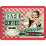 Nostalgic Art Nostalgic-Art Have A Coffee Retro Metal Levha, 15 x 20 cm
