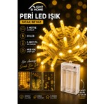 Light Home Kablolu LED Işık Zinciri Gün Işığı Dekoratif LED Aydınlatma Oda Duvar Yatak Odası Parti Yılbaşı Süsü 3 Metre 20 LED