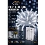 Light Home Kablolu LED Işık Zinciri Beyaz Dekoratif LED Aydınlatma Oda Duvar Yatak Odası Parti Yılbaşı Süsü 3 Metre 20 LED