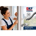 Dkf Conta 50 Metre Gri Pvc Pencere Conta
