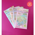 Giftmoda Dıy Kendin Yap Capybara 5d Sahne Sticker Seti – 8 Sayfa (4 Sahne + 4 Sticker)