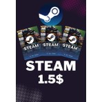 Steam 1.5 Usd Cüzdan Kodu
