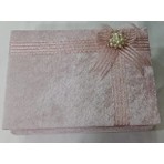 Lamazi Home Pembe Kadife Makyaj Sandığı Gelin Çeyiz Bohça Kutusu