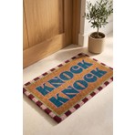 Chalevienne Knock Knock Doğal Hindistan Cevizi Lifli (Coir) Kapı Önü Paspası 45X75 cm