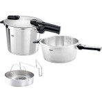 Fissler Vitaquick Premium 3,5 L+ 6 L Düdüklü Tencere Set + Buharda Pişirme Aparatı