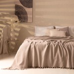 Evidea Soft Opia Çift Kişilik Pike - Bej - 200X220 cm