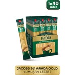 Jacobs 3ü1 Arada Gold Yumuşak Lezzet 18gr 40 Adet