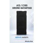 Dimute Shop A13 / C19S Drone Bataryası 1800MAH