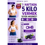 Omb  Tok tutma Zayıflama Ürünleri Aronya Çayı Göbek eriten Özel Formül Detox Organik kilo verme Ödem-atma Karışık Çayı 30