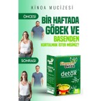 Fitoxon Göbek eriten zayıflama ürünleri Özel Formül Kinoalı Detox Organik kilo vermeye yardımcı Karışık Çayı 30 adet
