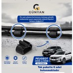 Günyan Store Ön Cam Yıkama Hortumu Klipsi Silecek Koluna Sıkıştırma- Peugeot 3008 & 5008 , C5 Aircross Ds7 Uyumlu (6’lı Set)